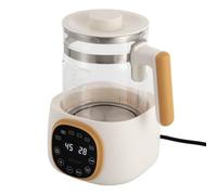 Chauffe-biberon, en acier inoxydable, blanc, avec réglage de la température, thermostat 72 heures, 1,3 l, pour biberon, thé, chocolat, café