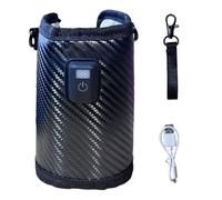 Chauffe-biberon | Housse chauffante portable pour biberon - Chauffage automatique portable pour l'intérieur et l'extérieur, les voyages, noir, se référer à la description, unisexe, Noir , Refer to