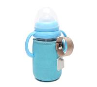 Chauffe-biberon - Manchon isolant pour biberon, Housse de conservation de la chaleur USB, Manchon thermique pour biberon lavable(Bleu)