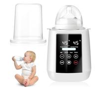 Chauffe Biberon Multifonction,6 en 1 Chauffe-Biberon Électrique Rapide,Stérilisateur de Biberons avec Écran Tactile,Stérilisateur Vapeur avec Intelligent de la Température,Arrêt Automatique
