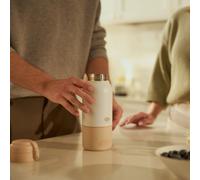 Kinderkraft Chauffe-biberon GAJA 2-en-1 500 ml – Chauffe 120 s, 5 températures, Batterie USB-C Beige