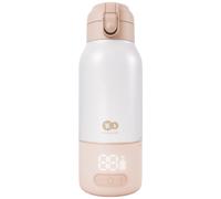 Kinderkraft Chauffe-biberon GAJA 2-en-1 500 ml – Chauffe 120 s, 5 températures, Batterie USB-C Beige