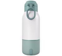 Kinderkraft Chauffe-biberon nomade GAJA 2-en-1, Bouteille isotherme 500 ml, 5 temp., USB-C Vert