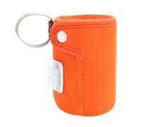 Chauffe-biberon Portable à Thermostat de Voyage pour Bébé en | Chauffe-lait Électrique, Maintien Prolongé Température, Usage Voiture et Usb, Coloris Orange