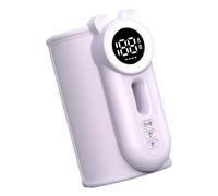 Chauffe-biberon portable avec petit thermostat et housse isolante légère pour l'alimentation de nuit et les activités, petit chauffe-biberon à contrôle de la température