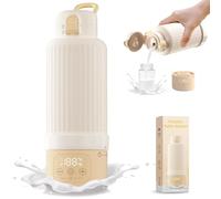 Chauffe Biberon Portable, Batterie Longue Durée, Grande Capacité De 500 ml, Fonction De Pasteurisation, Pratique à Utiliser à Tout Moment, N'importe oùe où