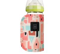 Chauffe-biberon portable, chauffe-biberon de voyage, chauffe-biberon à lait, manchon chauffant de voyage USB, chauffe-lait portable, chauffe-lait avec température précise, garde-biberon pour les soins