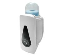 Chauffe Biberon Portable, Chauffe-Biberon Nomade avec écran LCD, 6 Températures Réglables, Chauffe Biberon Portable Sans Fil, Chauffe Biberon Lait Maternel pour Maison, Extérieur, Voyage