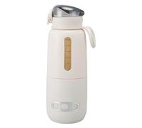 Chauffe-biberon Portable, Chauffe-lait de Voyage sans Fil Rechargeable par USB 15 000 MAh pour Formule de Lait Maternel, Chauffe-lait Portable 300 Ml, Chauffe-eau, 37 ℃ à 55 ℃