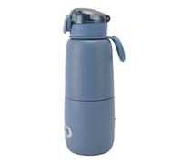 Chauffe-biberon Portable de Grande capacité, Rechargeable par USB, Chauffe-biberon à Chauffage Rapide de 300 Ml, sans Fil, Banque D'alimentation 15 000 MAh, Bleu