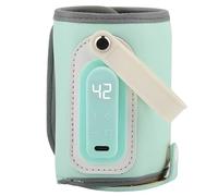 Chauffe-biberon Portable en PU, température réglable, 21w, Rechargeable, affichage numérique, essentiels pour bébé