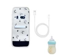 Chauffe-biberon portable, Gardien de la chaleur du lait, Chauffe-biberon Usb léger avec affichage numérique LCD, maintien d'une chaleur douce et sûre, Charge rapide, pour voyage et Camping