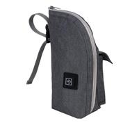 Chauffe-biberon Portable Gris, Paquet Isotherme pour Bouteille, Chauffe-biberon Voiture et Voyage, Maintien Chaud, Compatible Alimentation Bébé, Réutilisable et Facile