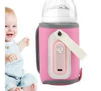Chauffe-Biberon Portable | Manchon Chauffant USB | Chauffe-Lait Rapid Pour | Pour Filles Nourrissons Déplacements Voiture Poussette Maison Bureau