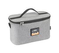 Chauffe-biberon Portable pour Voiture, Paquet Chauffant 8l | Tissu Oxford, Thermostat à Cristaux Liquides, Affichage de Température Instantané, Sangle de Transport et Prise Dc 12v