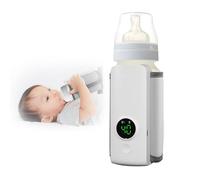 Chauffe-biberon portable pour voyage, chauffe-biberon en déplacement, chauffage rapide, affichage numérique de la température, chauffe-biberon USB pour lait maternel et lait maternisé