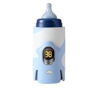 Chauffe-biberon portable rechargeable par USB avec affichage numérique | Chauffe-bouteille portable, rechargeable par USB, affichage numérique, chauffage de voyage, design compact