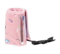Chauffe-biberon Portable Rose, Housse Chauffante Isolante pour Biberon | Coton, Usage Quotidien et Voyage, Protection Multifonction pour Baby Bottle et Milk Bottle