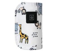 Chauffe-biberon portable USB - Manchon chauffe-biberon avec 3 réglages de vitesse - Chauffe-biberon sans fil - Chauffe-biberon intelligent à chauffage rapide pour biberon, Multicolore, 説明を参照してください, A