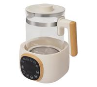 Chauffe-biberon pour bébé Formula Kettle Distributeur d'eau chaude avec réglage de la température 72 heures Thermostat 1,3 l Blanc