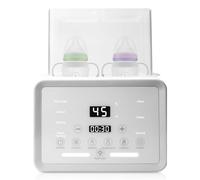 Chauffe-biberon pour bébé, stérilisateur 8 en 1 pour biberons, réchauffement rapide pour lait maternel et formule, stérilisation à la vapeur 3 à 7 min, chauffe-biberon, sans BPA