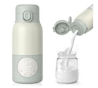 Chauffe-biberon pour voyage - Chauffage rapide de 100 W et contrôle précis de la température pour le lait maternel, la préparation ou l'eau - Chauffe-biberon portable de grande capacité de 368,5 g