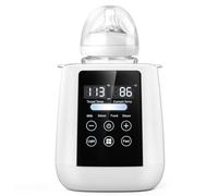 Chauffe Biberon, Stérilisateur Biberon 10 en 1 Chauffage Ultra Rapide avec Thermostat 48H, Chauffe Biberon Multifonction avec Contrôle Précis de la Température et Arrêt Automatique pour Bébé