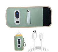 Chauffe-biberon USB, 5 températures réglables, sac chauffant Portable pour lait maternel avec écran LCD pour voyage