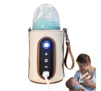 Chauffe-biberon USB avec arrêt automatique pour conteneur d'allaitement, chauffe-biberon pour préparation, eau, boissons, intérieur, extérieur, voyage et conduite