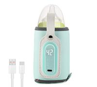 Chauffe biberon, USB Chauffe-Biberons Température Réglable Portable Port de Charge Sac Chauffant, Chauffe Biberon Voiture et Maison pour les Soins de Bébé à la Maison en Plein Air Voyage