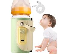 Chauffe-biberon USB - Manchon Chauffant Isolant Portable, Chauffe-lait Rapide Intelligent, Batterie 6000 MAh, Maintien De La Chaleur Des Biberons D'allaitement De Voyage | Biberon Pratique Pour Allait