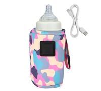 Chauffe-biberon USB portable | 3 vitesses de température réglable USB pour | garder la température du lait, utilisé pour les courses en intérieur et en extérieur, les voyages, D, Refer to description