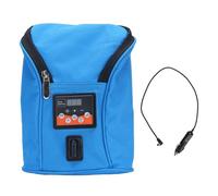 Chauffe-biberon Voiture Portable avec Contrôle de Température Réglable, Chauffage Rapide, Sac de Rangement de Bouteille, pour Véhicules DC12V, (BLUE)