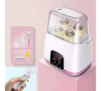 Chauffe-Bisantos Automatique Et Intelligent,Led 2 En 1,Arabisateur De Biberons,Chauffe-Bisantos,Désinfection,Thermostat - Type Pink Eu Plug-220v