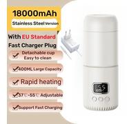 Chauffe-biSantos portable pour bébé,chauffe-biSantos électrique,chauffage et charge rapide,batterie,voyage au lait - Type GJ01S2 With EU Plug-USB