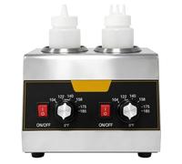Chauffe-bouteille électrique pour sauce 30 ~ 85 °C | Avec 2 grilles de 650 grilles, chauffe-sauce au chocolat, au beurre, au fromage, au caramel pour conserver du chocolat