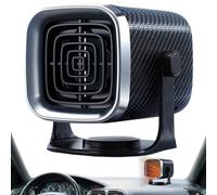 Chauffe-cabine de véhicule - 150 W Design portable, Radiateur soufflant portable pour tableau de bord, support par temps froid, accessoires de chauffage automatiques pour une meilleure