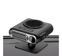 Chauffe-cabine de voiture - Ventilateur de chauffage compact, unité d'air chaude rapide - Dégivreur de fenêtre - Chauffage d'air portable - Désembuage portable - Accessoire de ventilation pour matin