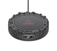 Chauffe-café, chauffe-tasse électrique | Chauffe-tasse 60 W en forme de volcan | Coussin chauffant à café réglable, dessous de verre thermostatique intelligent, chauffe-tasse de bureau pour cuisine et