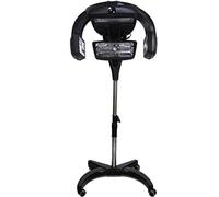 Chauffe-cheveux professionnel avec support réglable, processeur de couleur des cheveux multifonction et machine à huile cuite pour une utilisation à la maison et en salon, comprend une minuterie (noir