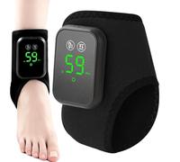Chauffe-cheville chauffant : thermique électrique, manchon de mollet rechargeable, enveloppement de jambe vibrant réglable, kit de soins personnels avec écran LCD | Pour utilisation de repos
