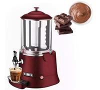 Chauffe-Chocolat électrique 5l/10l (30 ℃-90 ℃), Distributeur De Chocolat Avec Affichage LED, Pour Chauffer Le Chocolat, Le Café, Le Lait, Le Thé, Le Jus,Red-5L