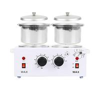 Chauffe Cire,220V 200W Réchauffeur de Pot de Cire avec Tiges 50Pcs,Ajustable Professionnelle Epilateur Machine de Chauffage Paraffine Chaude Spa Salon Appareil,Pour Épiler Professionnel et à Domicile