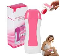 Chauffe-Cire à Double Cartouche pour Épilation et Belle Peau avec Chauffe-rouleau (Prise européenne)