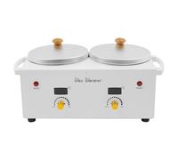 Chauffe-Cire Dépilatoire,100W Fondeur de Cire 600ml Double Pot Température Réglable Appareil Cire Epilation Pour Chauffer la Cire de Beauté Solide et la Cire épilatoire