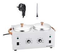 Chauffe-cire dépilatoire 220V, Chauffe-pot à Cire, Machine à Chauffe Cire Électrique, à Double Pot de Salon de SPA de Réchauffeur de Cire Chaude de Paraffine, Pour Épiler Professionnel et à Domicile