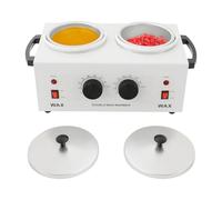 Chauffe-Cire Double électrique Professionnel Chauffe Pot pour épilation Température Réglable Réchauffeur de Pot de Cire,Pour la Maison, Salon de Beauté, Spa
