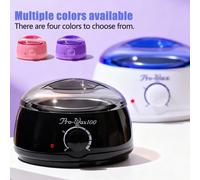 Chauffe-cire électrique pour paraffine douce, pour l'épilation, avec température réglable, qualité professionnelle pour la maison Black-US Plug