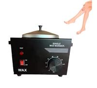 Chauffe-cire électrique Professionnel, Chauffe-cire à Pot Unique De 500 Ml, Outil D'épilateur, Pot Simple Pour Cire électrique, Facile à Nettoyer Pour L'épilation Du Corps Et Du Visage black