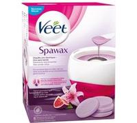 Veet - Kit SpaWax Chauffe Cire Electrique et 6 recharges de cire - Epilation Cire Chaude sans Bande
